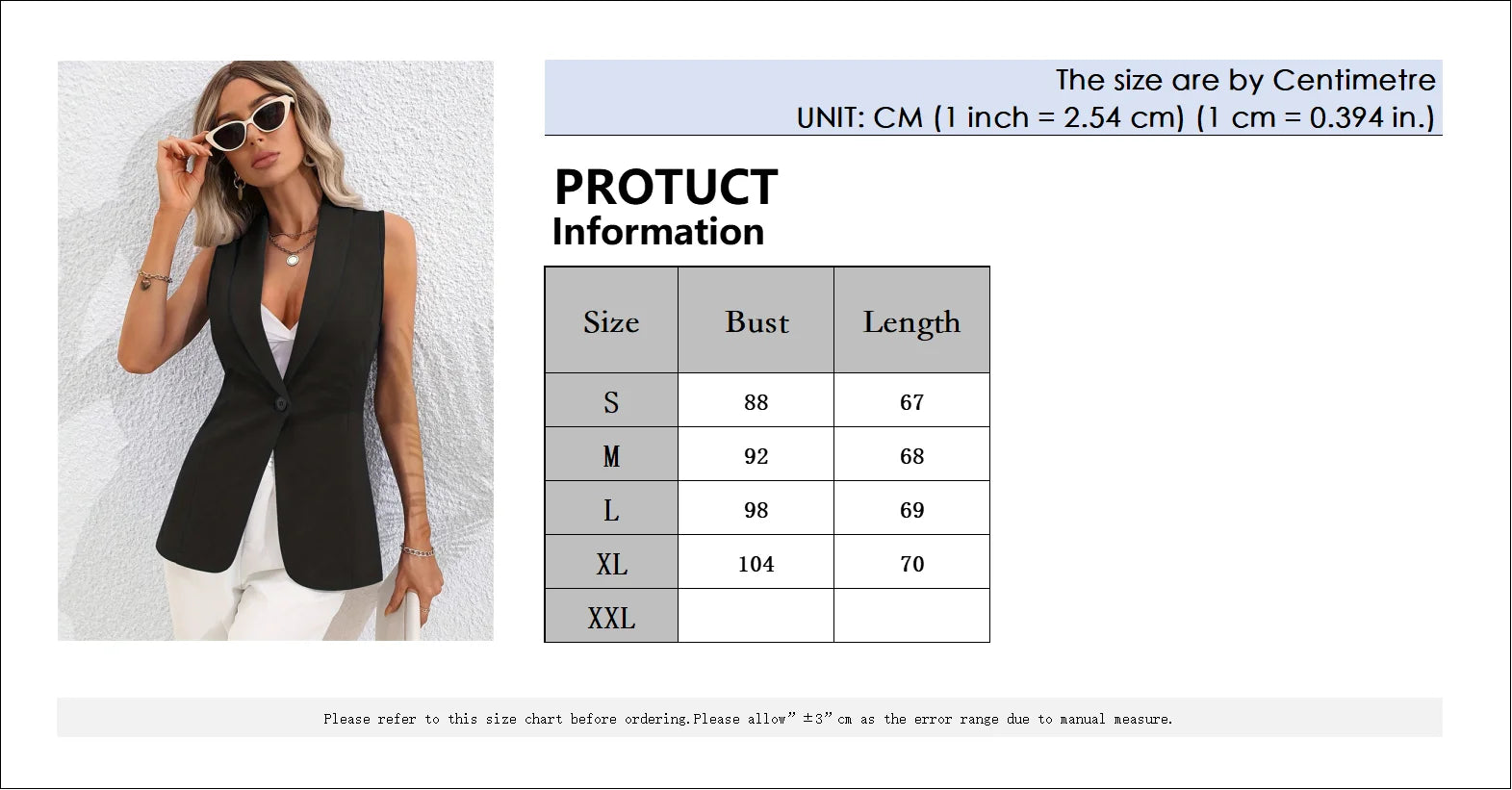 Women Fashion Solid Single Breasted Waistcoats Vest Sleeveless Jackets Female Chic Lady Tank Tops Casual Black White Pink Top