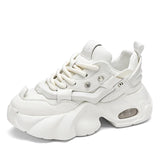 Men's Shoes Luxury Casual Breathable Sneakers for Men Comfortable Low Top Platform Boots for Men Height Increasing Sneakers