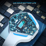 BW01 Wireless Gaming Headset with Mic for PC PS4 PS5 2.4G Bluetooth USB Gamer Headphones with Mic for Laptop Computer