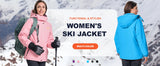 TACVASEN Winter Fleece Lined Hooded Parka Jacket Womens Ski Snowboard Warm Coats Waterproof 5 Zipper Pockets Windbreaker Outwear