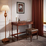 Vanity for Women with Mirror and Lights, 8 Drawers Big Modern Vanity , Transparent Top Vanity Desk with 2 RGB Drawers, with Pow