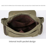 Japanese Cat Pattern Shoulder Bags Cute Vintage Crossbody Bag Adjustable Shoulder Strap Large Capacity Message Bag For Women