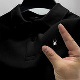 2026 Hot Sale Men's Summer Casual Breathable Comfortable Polo Shirt Men's Solid Color High Quality Short Sleeve T-Shirt ﻿