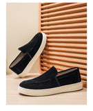 Fashion Men's Casual Shoes Suede Leather Men Classic British Style Tassels Loafers Moccasins Mens Outdoor Driving Flats