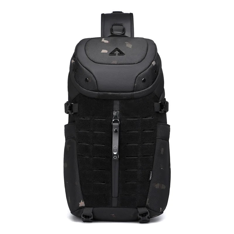Ozuko Chest Bag Cross Bag Men Waterproof USB Man Crossbody Bag Anti-Theft Short Travel Messenger Sling Fashion Designer