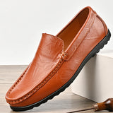 Hot-selling Men's Casual Shoes PU Leather Male Loafers New Arrival Moccasins Light Comfortable Man Driving Wedding Flats Slip-On