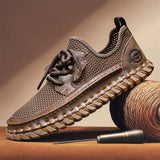 New Trend Man Hiking Shoes Lightweight Soft Mesh Flats Comfortable Non-slip Sneakers Outdoor Casual Sports Shoes Men's Trainers