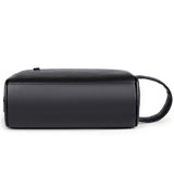 Male Long Money Wallets Mobile Phone Pouch Men Messenger Bag Anti-Theft Men's Fingerprint Lock Bags for Men Leather Hand Bag