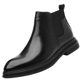 Autumn And Winter Fashionable Men's Leather Casual Ankle Boot Classic Business Formal Boots Comfortable And Anti-Slip Flat Boots