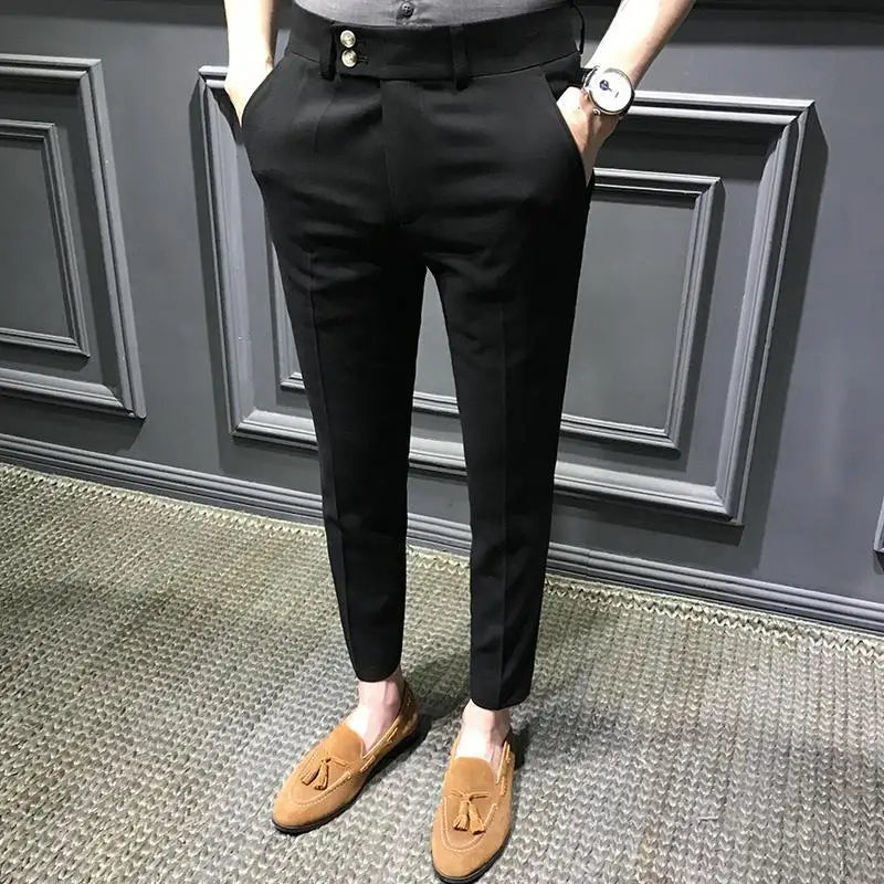 2026New Spring Autumn Fashion Men's Business Trousers Male Casual Straight Pants S31 Men Dress Pants