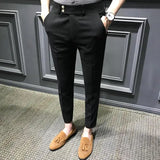 2026New Spring Autumn Fashion Men's Business Trousers Male Casual Straight Pants S31 Men Dress Pants