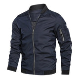 Spring Autumn Men's Windbreaker Jacket Casual Lightweight Jacket For Men Sports Zip Up Coat with Pockets Clothing