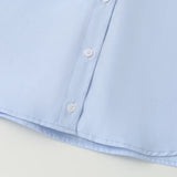 HXAO 2025 Woman Blouses Long Stripe Shirts Women Spring Summer Long Sleeve Blue White Shirt Woman Large Tops Button Up Shirts
