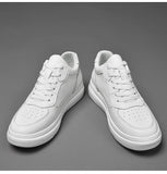 High Quality Men Sneakers Elevator Shoes for Men Fashion Casual Shoes Comfortable Leather Sports Shoes Height Increase 6/8/10cm