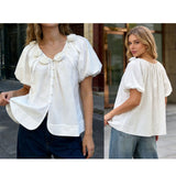 Fit Short 3 D Flower Tops Short Sleeve Shirts Summer Fashionable Women S 3 D Tops Loose Fit Color Durable