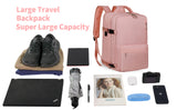 Travel Backpack For Men Women Large Capacity Carry On Traveling Laptop Bag USB Port Waterproof School Backpack