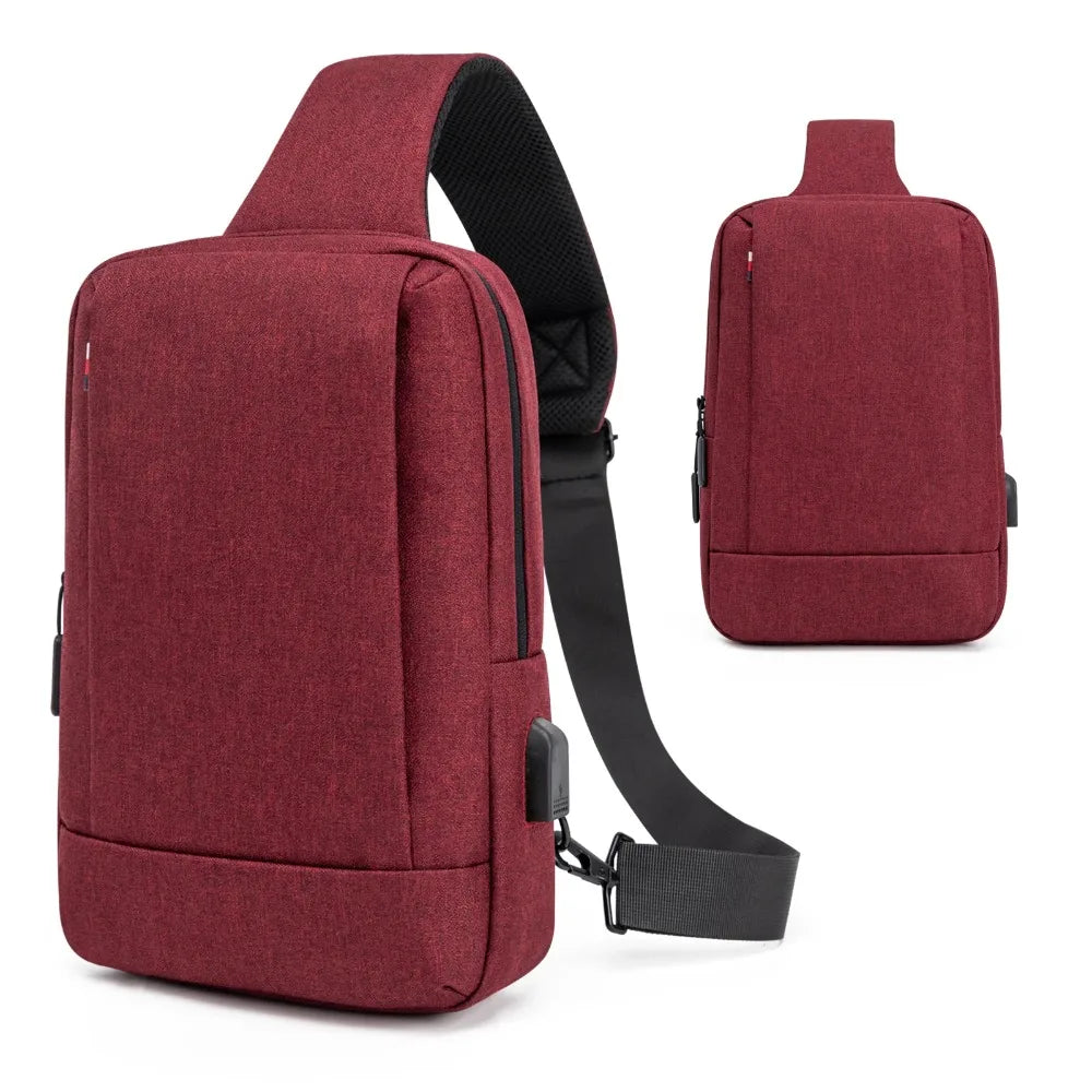 Canvas Messenger Bag Sling Bag Crossbody Shoulder Bag for Men Women Travel Work Satchel Bags