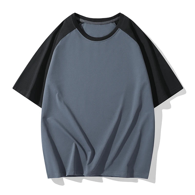 Hip Hop Loose Mens Streetwear T-shirts Casual Classic 2025 Summer Short Sleeves T Shirt Black White Tshirt Tees Oversize 5XL