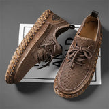 New Trend Man Hiking Shoes Lightweight Soft Mesh Flats Comfortable Non-slip Sneakers Outdoor Casual Sports Shoes Men's Trainers