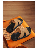 Brand Classic Mens Sandals Summer Genuine Leather Sandals Men Outdoor Casual Lightweight Sandal Fashion Men Sneakers