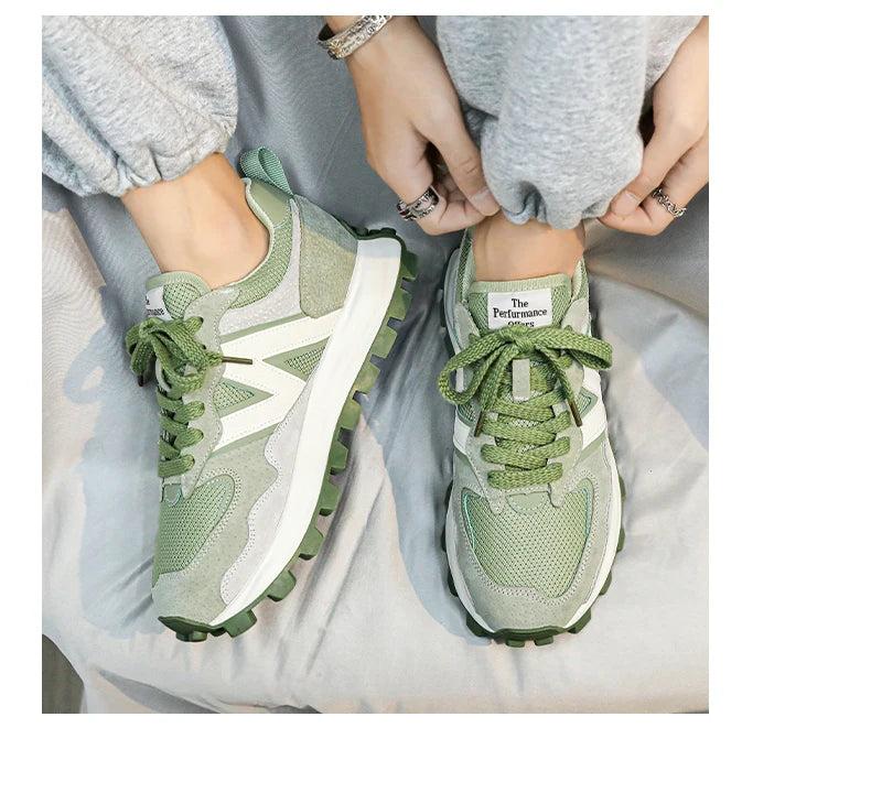 Men New Breathable Sneakers High-end Sport Balance Fashion Shoes for Men Trend Luxury Sneakers Women  Zapatos Altos Hombre