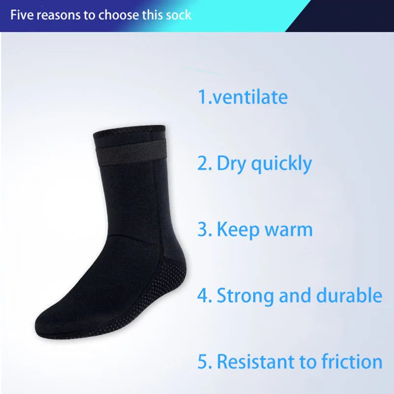 Diving Gloves Socks Head Covers Diving Equipment Wear-resistant Prevent Punctures And Keeps Warm Beachcombing Protective Gear