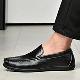 Hot-selling Men's Casual Shoes PU Leather Male Loafers New Arrival Moccasins Light Comfortable Man Driving Wedding Flats Slip-On