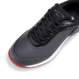 FitVille Men'S Wide Waterproof Spikeless Golf Shoes, High Traction Anti-Slip Sole, Shock Absorption Cushioning Arch Support Professional Golf Trainers, Roomy Toe Box For Wide & Fat Feet