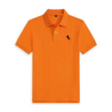 Men's 2026 boutique short sleeved polo shirt summer new fashion brand print versatile comfortable casual T-shirt breathable top