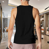 Men's Cool Dragon Head Tank Top, Y2K Grunge Aesthetic Black Sleeveless Shirt, Edgy Flame Monster Graphic Gym Vest, Summer Casual Muscle Tee
