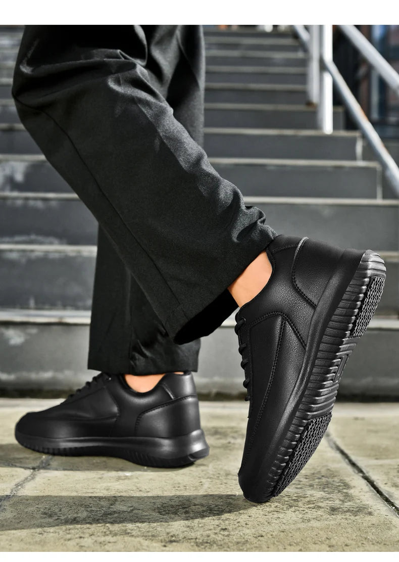 Chef shoes four season light non-slip oil-proof waterproof plus size men's kitchen work shoes fashion casual garden men's shoes