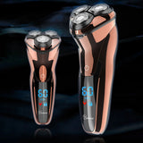 Hatteker Electric Shaver for Men Full Body Washable Rechargeable LCD Display Floating Beard Razor