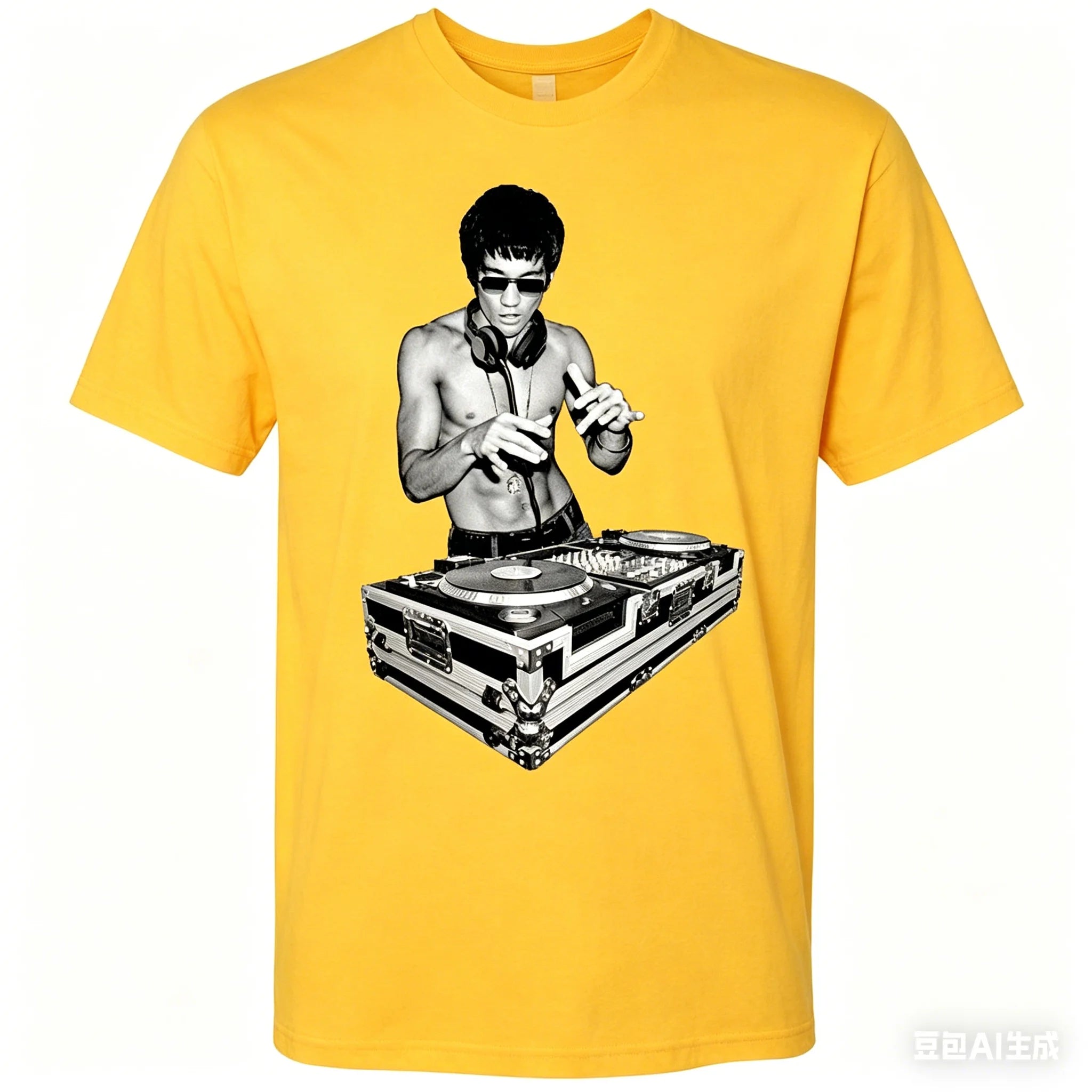 DJ Lee Inspired by Bruce T-shirt Funny Tony Stark Kung Fu Movie Fan Gift T-shirt
