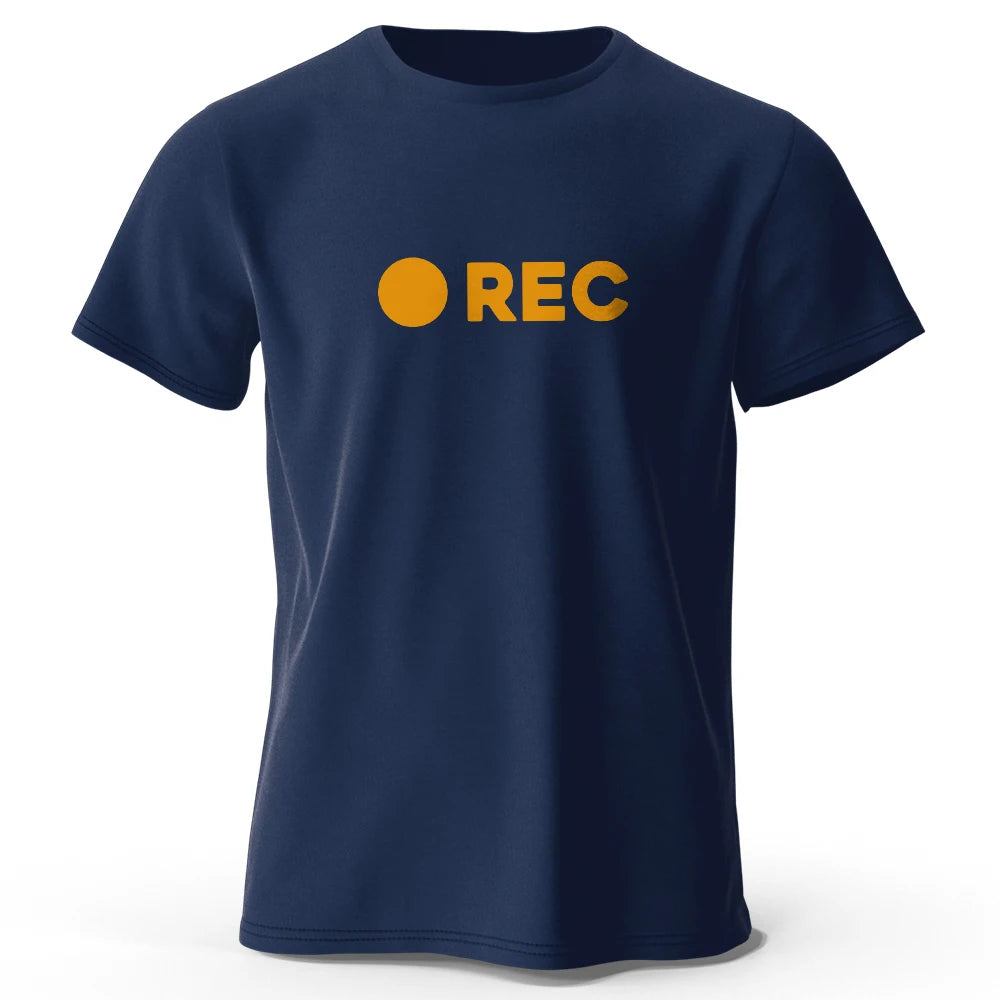 REC Printed Essential Wardrobe 100% Cotton T-Shirt, Soft & Breathable Round Neck Short Sleeve Tee for Men & Women