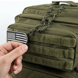 45L Tactical Travel Backpack Molle Large Capacity Multi Pocket Storage Bag Durable Wear Resistant Camping Hiking Trekking Bushcraft Daypack Heavy Duty Rucksack For Men Women Business Trips Mountain Climbing Daily Commute Lugg