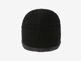 Men's Windproof Hat Outdoor Travel Leisure Winter Scarf Gloves Three-Piece Neck One Plus Cashmere Warm Winter Knitted Hat