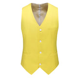 Vest for Men 17 Colors Solid Color Slim Single Breasted Waistcoat Business Fashion Casual High Quality Men Clothing Suit Vests