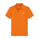 Men's 2026 boutique short sleeved polo shirt summer new fashion brand print versatile comfortable casual T-shirt breathable top