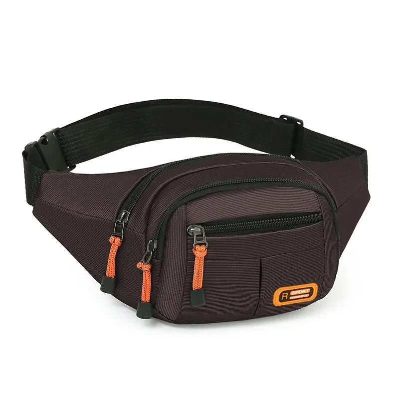 Oxford Waterproof Mobile Waist Bag for Men Women Multifunctional Large Capacity Fanny Pack Wear-resistant Riñoneras Para Hombre