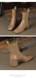 2026 Autumn Winter New Ankle Socks Shoes Women Fashion Large Size 43 Knitted Short Boots Women Slip on High Heels Botas De Mujer