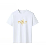 Summer Trendy Brand Men's Clothes Business Casual Short-sleeved T-shirt Slim Fit and Versatile Crew Neck Top Breathable T-shirt