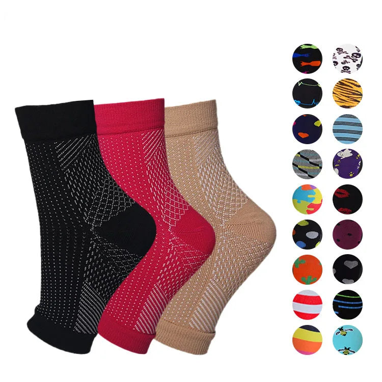 Soothe Compression Socks for Men Women Neuropathy Pain Ankle Brace Plantar Fasciitis Swelling Relief Sports Socks