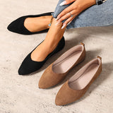 New Style Pointed Toe Shallow Mouth Breathable Bow Decoration Fashionable and Elegant Casual Flat Shoes for Women Zapatos Mujer
