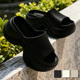 Thick Platform Women's Slippers Summer Outdoor Indoor Soft Sole Home Slide Sandals EVA Summer Fashion Wear Beach Anti-Slip Shoes
