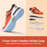 FitVille Men'S Wide Pickleball & All Court Tennis Shoes Lightweight Slip-Resistant Athletic Sneakers With Arch Support For Plantar Fasciitis Men'S Shoes Casual Sneakers Autumn Gym Clothes