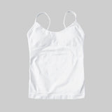 NCLAGEN Women's Pilates Tank Top Gym Clothes Yoga vest with built in bra Thin Strap Seamless Fitness Sportswear Workout Tops