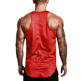Gym Bodybuilding Summer Absorb Sweat Shirts Mesh Breathable Quick Dry Sleeveless Vests Mens Workout Fitness Red Spider Tank Tops