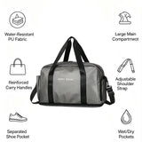 Large Gym Bag for Women Men Duffle Bag With Wet Dry Separation | Shoe Compartment,Large Capacity, Ideal for Yoga Traveling Weekend Dance Fitness Gym Sports Ideal for Travel, Gym, Sports, Duffel, Weekender