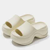 Thick Platform Women's Slippers Summer Outdoor Indoor Soft Sole Home Slide Sandals EVA Summer Fashion Wear Beach Anti-Slip Shoes