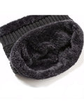 Winter Hat for Men Women Beanie Hats Scarf Glove Earmuff Set Thick Warm Slouchy Beanies Hat for Boy Girl Cap